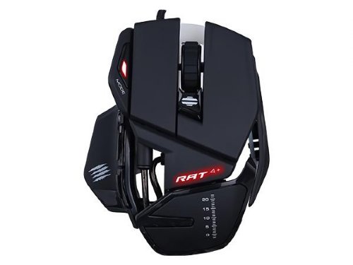 MADCATZ Authemtic R.A.T. 4+ Optical Gaming Mouse-Black (MR03MCAMBL00)