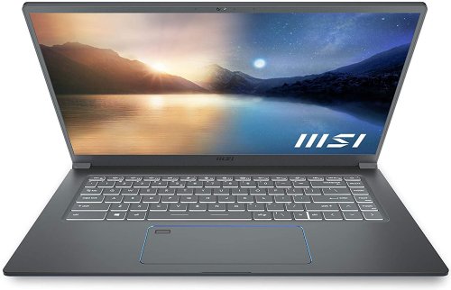 MSI Prestige 15 15.6" FHD  Professional Laptop, Intel Core i7-1260P, 16GB RAM, 512GB NVMe SSD, RTX 3050Ti 4GB, Windows 11 Pro - Carbon Gray...