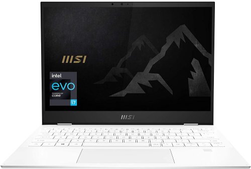 MSI Summit E13Flip A11MT-024CA Pure White 13.4 FHD+ TOUCH Ultra Thin and Light Professional Laptop Intel Core i7-1185G7 IRISXe 16GB DDR4 512GB NVMe SSD Win ...