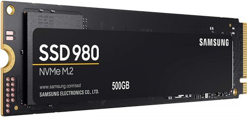Samsung 980 - 500GB PCIe Gen3. X4 NVMe 1.4 - M.2 Internal SSD,5 Years (MZ-V8V500B/AM) ...