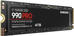 Samsung 990 PRO SSD 4TB PCIe Gen4 NVMe M.2 Internal Solid State Hard Drive, Up to 7,450MB/s, Heat Control, Direct Storage and Memory Expansion ...