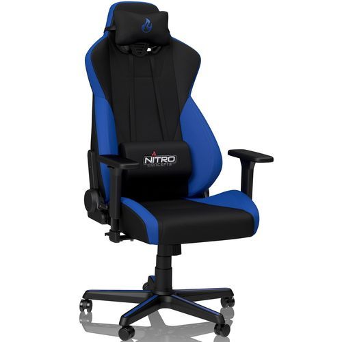 Nitro Concepts S300 Galactic Blue Ergonomic Office Gaming Chair (NC-S300-BB) ...