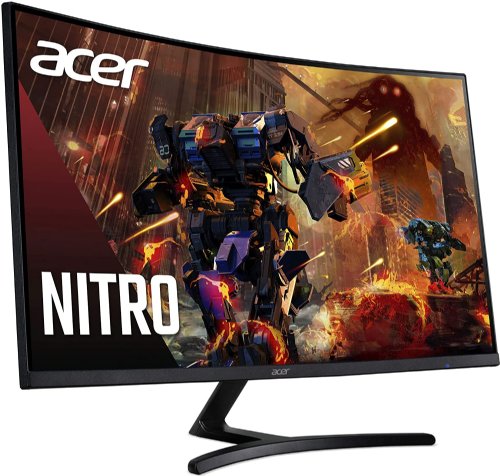 Acer Nitro ED323QU Pbmiippx 31.5 WQHD 2560 x 1440 VA 1500R Curved Gaming Monitor, AMD FreeSync Premium, Up to 165Hz, 1ms (VRB), DisplayHDR400, DCI-P3 92%, 2 x Display Port 1.2...