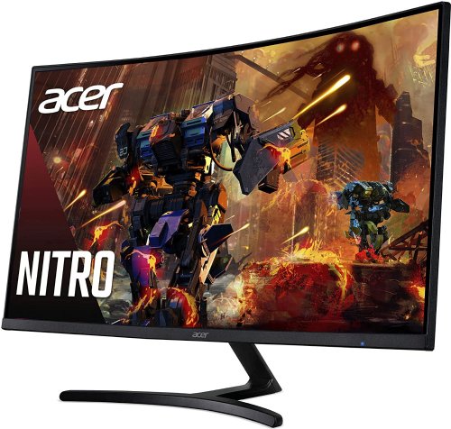 Acer Nitro ED323QU Pbmiippx 31.5 WQHD 2560 x 1440 VA 1500R Curved Gaming Monitor, AMD FreeSync Premium, Up to 165Hz, 1ms (VRB), DisplayHDR400, DCI-P3 92%, 2 x Display Port 1.2...