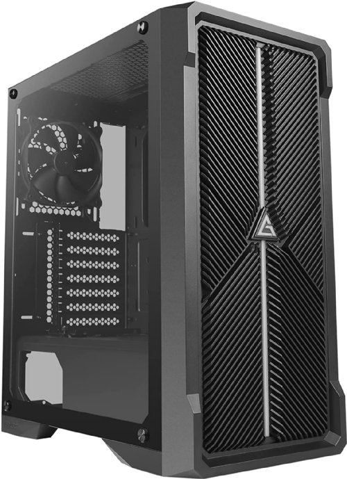 Antec NX series-NX420 Mid Tower ATX Gaming Case,1 x 120mm Regular Fan Included, Tempered Glass Side Panel, 1xUSB 3.0, 360 mm Radiator in Front and 240mm Top Support...