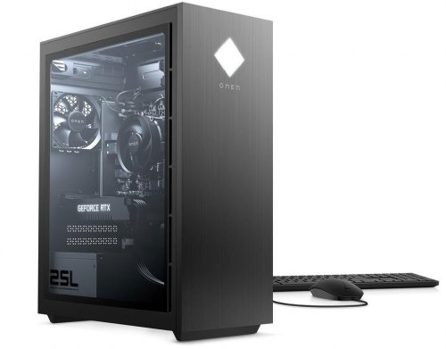 HP OMEN 25L Desktop GT12-1309,AMD Ryzen 5 5600X,16 GB DDR4 SDRAM (2x8 GB),1 TB PCIe NVMe M.2 Solid State Drive,NVIDIA GeForce RTX 3060 12 GB GDDR6,Int ...
