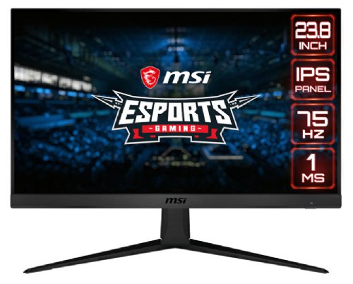MSI Optix G241V E2 24"  (1920 x 1080) FHD IPS Gaming Monitor, AMD Radeon FreeSync, 16:9, 75Hz, 0.271mm, 16.7 Million, 250cd NITS, 1000:1, 1ms (MPRT) / 4ms (GTG), HDMI1 ...
