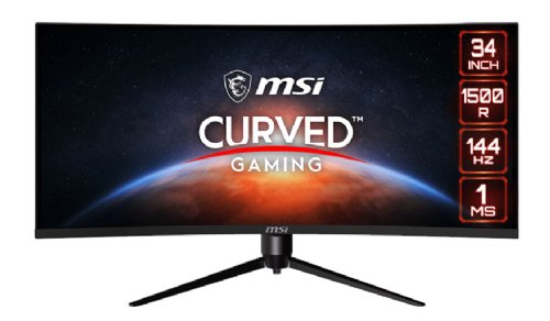 MSI OPTIX MAG 342CQPV, Metallic Black - RGB, 34, VA, 3440x1440, FreeSync, HDR Ready, non-Glare with narrow bezel, LED Backlight, 100Hz, 178 (H)/178 (V), 0....