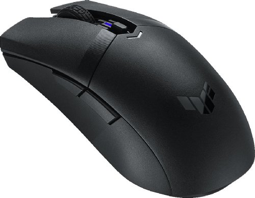 ASUS TUF Gaming M4 Wireless Gaming Mouse (Dual Wireless Modes - Bluetooth/RF 2.4 GHz, 12, 000 DPI Optical Sensor, 6 Programmable Buttons, PBT top cover with Antibacterial Guard)...
