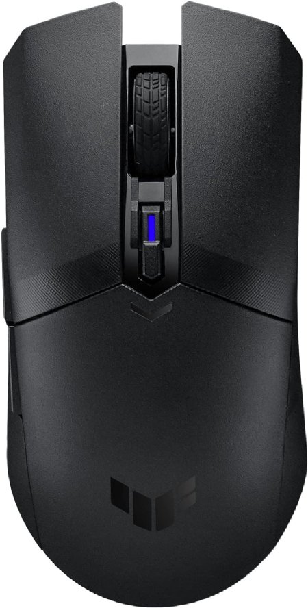 ASUS TUF Gaming M4 Wireless Gaming Mouse (Dual Wireless Modes - Bluetooth/RF 2.4 GHz, 12, 000 DPI Optical Sensor, 6 Programmable Buttons, PBT top cover with Antibacterial Guard)...