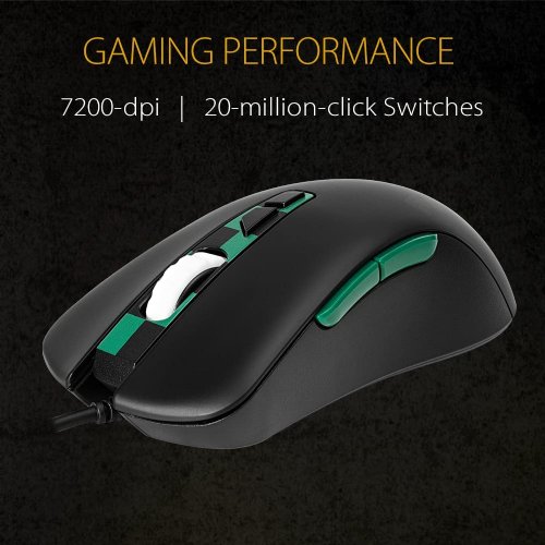 ASUS  TUF Gaming Wired Erognomic MOUSE, 7, 000 DPI Optical Sensor 7 Programmable Tactile Buttons, Aura Sync RGB Lighting Lightweight Build, Durable Switche