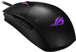 ASUS ROG Strix Impact II Moonlight White Gaming Mouse (Ambidextrous and Lightweight Design, 6200 DPI Optical Sensor, Push-Fit Hot Swappable Switches, Aura ...