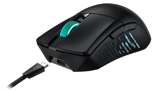 ASUS ROG Gladius III 19000DPI Wireless Optical Gaming Mouse - Black...