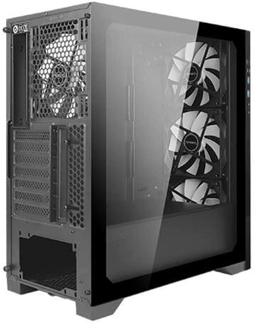 Antec Performance Series P82 Flow ATX Mid-Tower Case, Tool-Free Tempered Glass Side Panel, Removable 2.5” SSD Rack, Support for Up to 4 X 2.5” SSDs, White LED...
