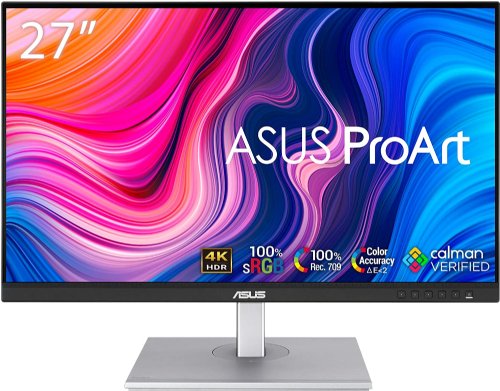 ASUS ProArt Display 23.8" Monitor, 1080P Full HD, 100% sRGB/Rec. 709, IPS, USB hub USB-C HDMI DisplayPort with Daisy-chaining, Calman Verified, Eye ...