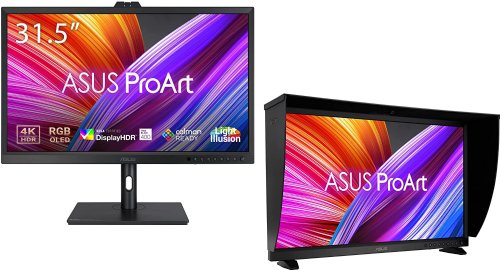 ASUS ProArt 31.5 " 4K OLED UHD (3840 x 2160) Professional Monitor,  Built-in Motorized Colorimeter Color Accuracy Calman Ready 99%DCI-P3, USB-C, Auto Calibration, Dolby Vision...