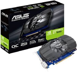 ASUS GeForce GT 1030, PCI Express 3.0, OpenGL4.5, GDDR5 2GB (PH-GT1030-O2G)...