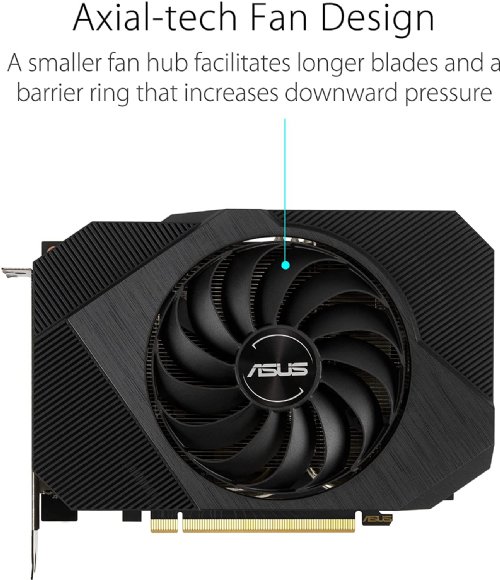ASUS Phoenix NVIDIA GeForce RTX 3060 V2 Gaming Graphics Card, PCIe 4.0, 12GB GDDR6, HDMI 2.1, DisplayPort 1.4a, Axial-tech Fan Design, Protective Backplate...