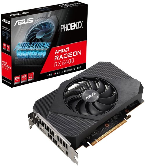 ASUS Phoenix AMD Radeon RX 6400 4GB GDDR6 Graphics Card - AMD RDNA 2...