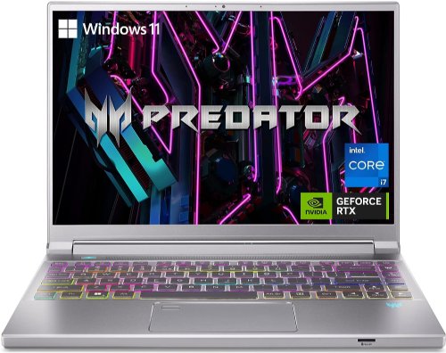 Acer Predator Triton 14" PT14-51-78B4-US Gaming Laptop, WUXGA IPS 165Hz; Intel Core i7-13700H; 16GB LPDDR5; 512GB PCIe SSD; Micro SD Card; NVIDIA GeForce RTX 4050, Wi-Fi 6...