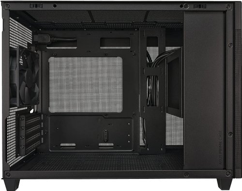 ASUS Prime AP201 33-Liter MicroATX Black case with Tool-Free Side Panels and a Quasi-Filter mesh, with Support for 360 mm Coolers, Graphics Cards up to 338 mm Long...