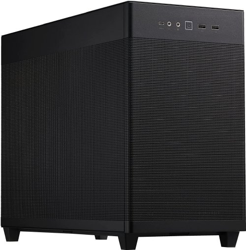 ASUS Prime AP201 33-Liter MicroATX Black case with Tool-Free Side Panels and a Quasi-Filter mesh, with Support for 360 mm Coolers, Graphics Cards up to 338 mm Long...