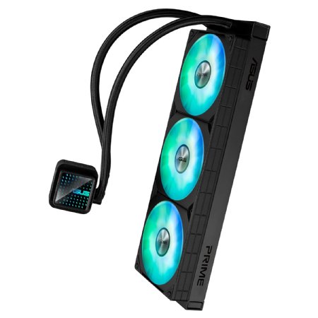 ASUS Prime LC 360 ARGB all-in-one AIO CPU liquid cooler AMD: AM5 & AM4 Intel: LGA 1851, 1700, 1200, 115x specially designed CPU contact area, finned channels, infinity mirror, pre-installed ARGB fans ...
