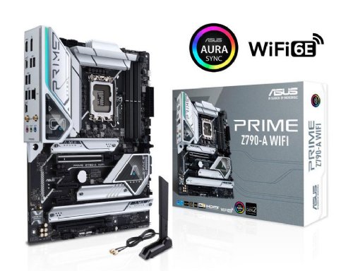 ASUS Prime Z790-A WiFi 6E LGA 1700(Intel13th&12th) ATX Motherboard, 16+1 DrMOS, PCIe 5.0,DDR5,,4X M.2 Slots, 2.5 Gb LAN, USB 3.2 Gen 2 Front Panel Type-C, Thunderbolt...