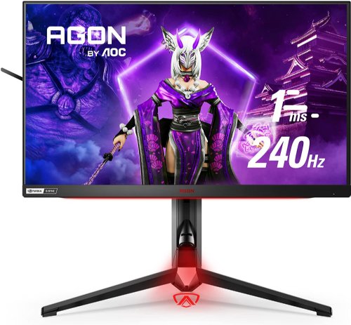 AOC Agon PRO AG274QG 27" QHD 2K (2560x1440) 240Hz Tournament Gaming Monitor,  1ms, G-SYNC Ultimate, VESA Display, HDR 1000 certified, 1.07B colors and 97% DCI-P3 color gamut...