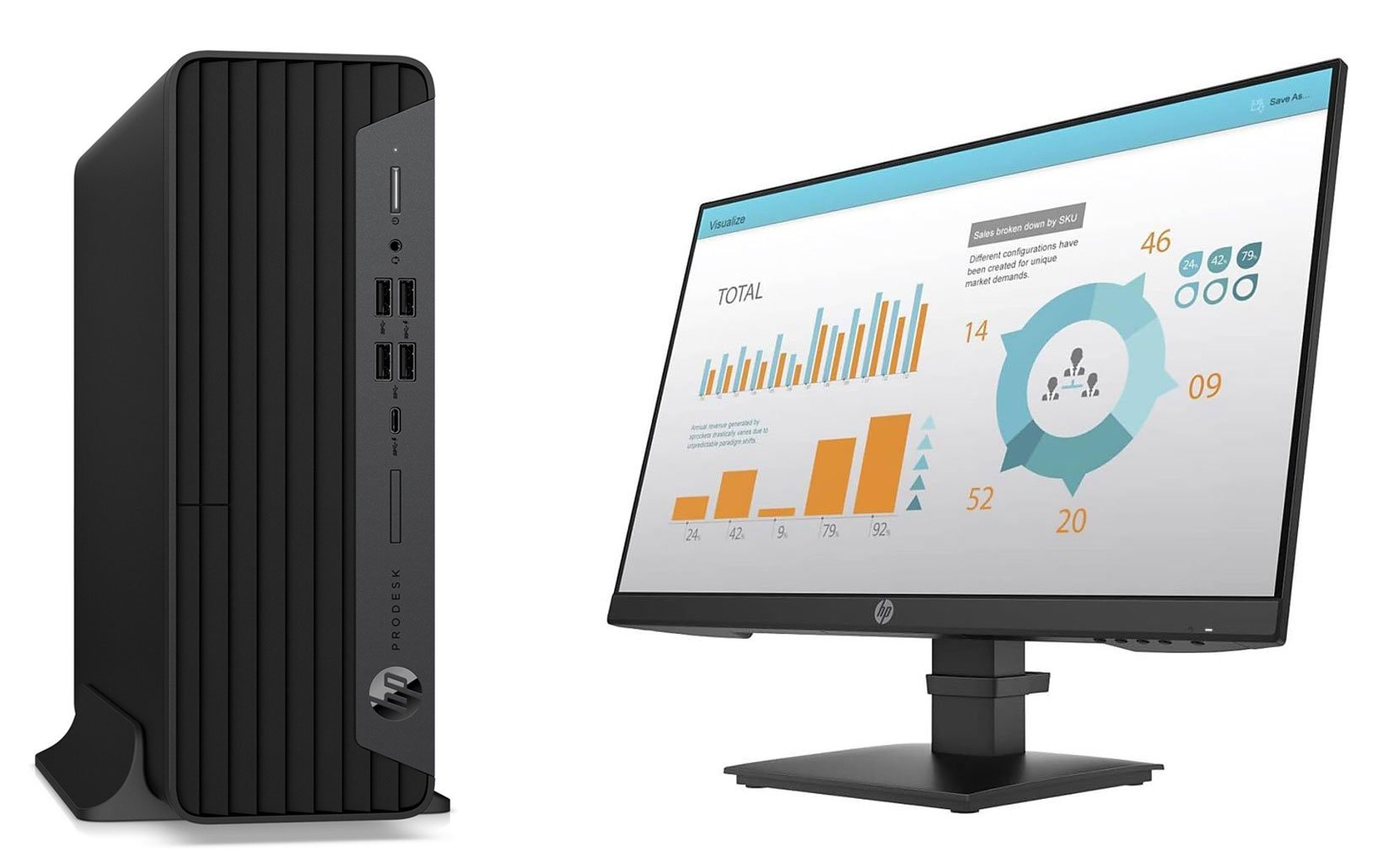 HP ProDesk 600 G6 Small Form Factor PC - Intel Core i5-10500 (3.10 GHz)...