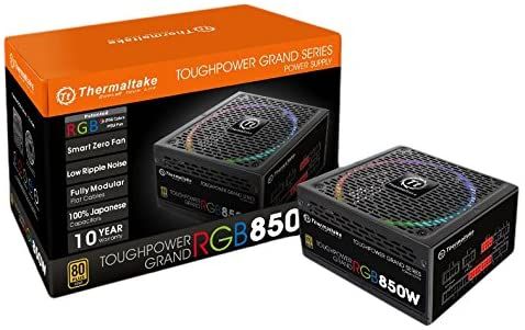 Thermaltake Toughpower Grand 850W Fully Modular RGB GOLD (PS-TPG-0850FPCGUS-R) ...