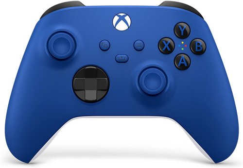 Xbox Wireless Controller for Xbox Series X/S, Xbox One, and Windows Devices, Connect using the USB-C port for direct plug and play to console or PC - Shock Blue
