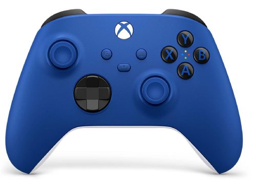 Microsoft Xbox Core Wireless Controller - Shock Blue - Xbox Series X/S, Xbox One, and Windows Devices..(QAU-00065)