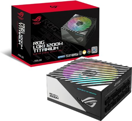 ASUS ROG Loki SFX-L 1200W Titanium PSU (Fully Modular Power Supply, 80+ Titanium, 120mm PWM ARGB Fan, Aura Sync, ATX 3.0 Compatible, PCIe 5.0 Ready, 10 Year Warranty)