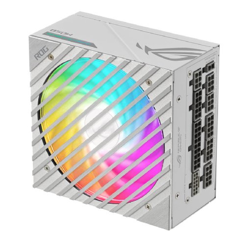 ASUS ROG Loki SFX-L 850W Platinum White Edition (Fully Modular Power Supply, 80+ Platinum, 120mm PWM ARGB Fan, Aura Sync, ATX 3.0 Compatible, PCIe 5.0 Ready)...