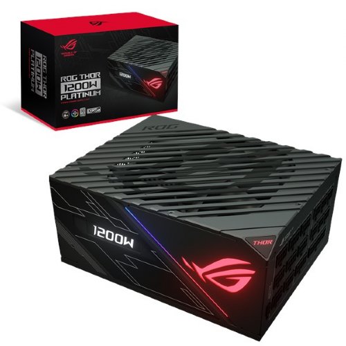 ASUS ROG Thor 1200 80+ Platinum 1200W Fully Modular RGB Power Supply with LIVEDASH OLED Panel and 10 Year Warranty...