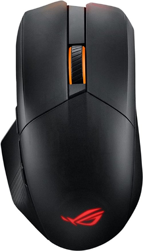 ASUS ROG Chakram X Origin Gaming Mouse, Tri-Mode connectivity (2.4GHz RF, Bluetooth, Wired), 36000 DPI Sensor, 11 programmable Buttons, Detachable Joystick, Paracord Cable...