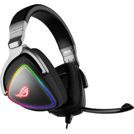 ASUS ROG Delta USB-C Gaming Headset for PC, Mac, Playstation 4, TeamSpeak, and Discord with Hi-res ESS Quad-DAC, Digital Microphone, and Aura Sync RGB Ligh...