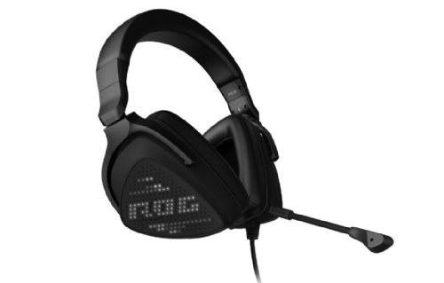 ASUS ROG Delta S Animate Gaming Headset (Customizable AniMe Matrix LED Display, AI Noise-Canceling Mic, Hi-Res ESS 9281 Quad DAC, Lightweight, USB-C, For PC, Mac, PS5...