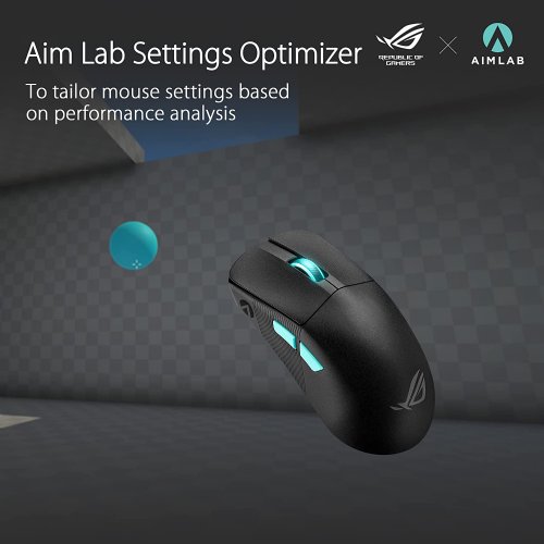 ASUS ROG Harpe Ace Aim Lab Edition Gaming Mouse, 54 g Ultra-Lightwieght, Connectivity (2.4GHz RF, Bluetooth, Wired), 36K DPI Sensor, 5 Programmable Buttons, ROG SpeedNova...