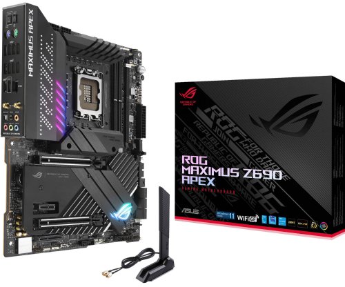 ASUS ROG Maximus Z690 Extreme (WiFi 6E) LGA 1700(Intel12th Gen) EATX gaming motherboard (PCIe 5.0, DDR5, 24+1 105A power stages, 5x M.2, 1xPCIe 5.0 M.2, 10Gb&2...