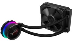 ASUS ROG Ryuo 120 RGB AIO Liquid CPU Cooler 120mm Radiator (120mm 4-pin PWM Fan) with LIVEDASH OLED Panel and FanXpert Controls, 3 Year Warranty...
