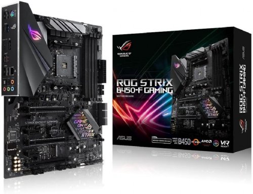 ASUS ROG Strix B450-F Gaming II AMD AM4 (3rd Gen Ryzen) ATX gaming motherboard (8+4 Power Stages, HDMI 2.0b/DP, 2 x PCIe 3.0 x16, USB 3.2 Gen 2 Type A, USB Typ...