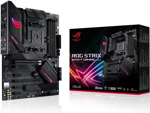 ASUS ROG Strix B550-F Gaming AMD AM4 (3rd Gen Ryzen ) ATX gaming motherboard (PCIe 4.0, 2.5Gb LAN, BIOS FlashBack, HDMI 2.1, Addressable Gen 2 RGB header a...