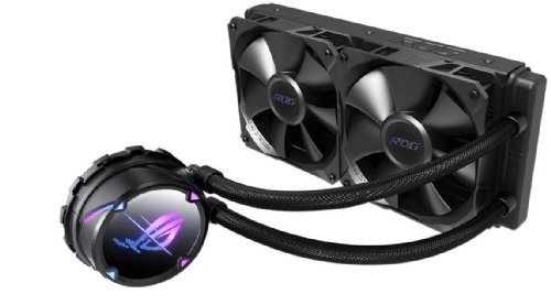 ASUS ROG Strix LC II 240 ARGB All-in-one AIO Liquid CPU Cooler 240mm Radiator, Intel LGA1700, 115x/2066 and AMD AM4/TR4 Support, 2x 120mm 4-pin PWM Addressable RGB...