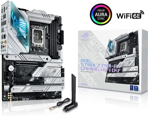 ASUS ROG STRIX Z790-A Gaming WIFI LGA 1700(Intel 13th and 12th Gen.) ATX Gaming Motherboard (16 + 1 Power Stages, DDR5, Four M.2 Slots, PCIE 5.0, WIFI 6E, USB 3.2)...