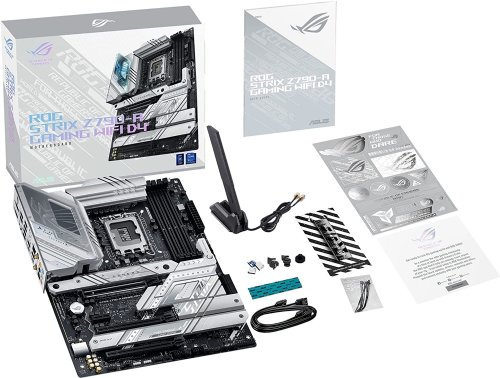 ASUS ROG Strix Z790-A Gaming WiFi D4 LGA1700(Intel®13th&12th Gen) ATX Gaming Motherboard, (16+1 Power Stages,DDR4,4xM.2 Slots, PCIe 5.0,WiFi 6E,USB 3.2 Gen...