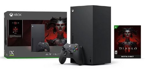 Microsoft Xbox Series X 1TB Game Console Diablo IV Bundle, 1TB with 12 teraflops of raw graphic processing power...