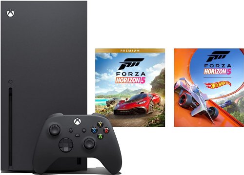 Microsoft Xbox Series X - Forza Horizon 5 Bundle, 12 teraflops of raw graphic processing power, DirectX ray tracing, a custom SSD, and 4K gaming...