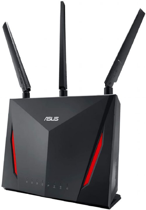 ASUS RT-AC86U AC2900 Dual-Band Gigabit Wi-Fi Router, IEEE 802.11a, IEEE 802.11b, IEEE 802.11g, IEEE 802.11n, IEEE 802.11ac, IPv4, IPv6, External antenna x 3, ...